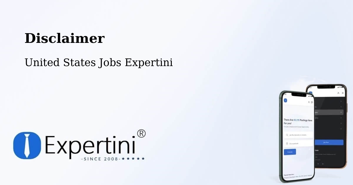 Disclaimer – Pinebluff - United States Jobs Expertini