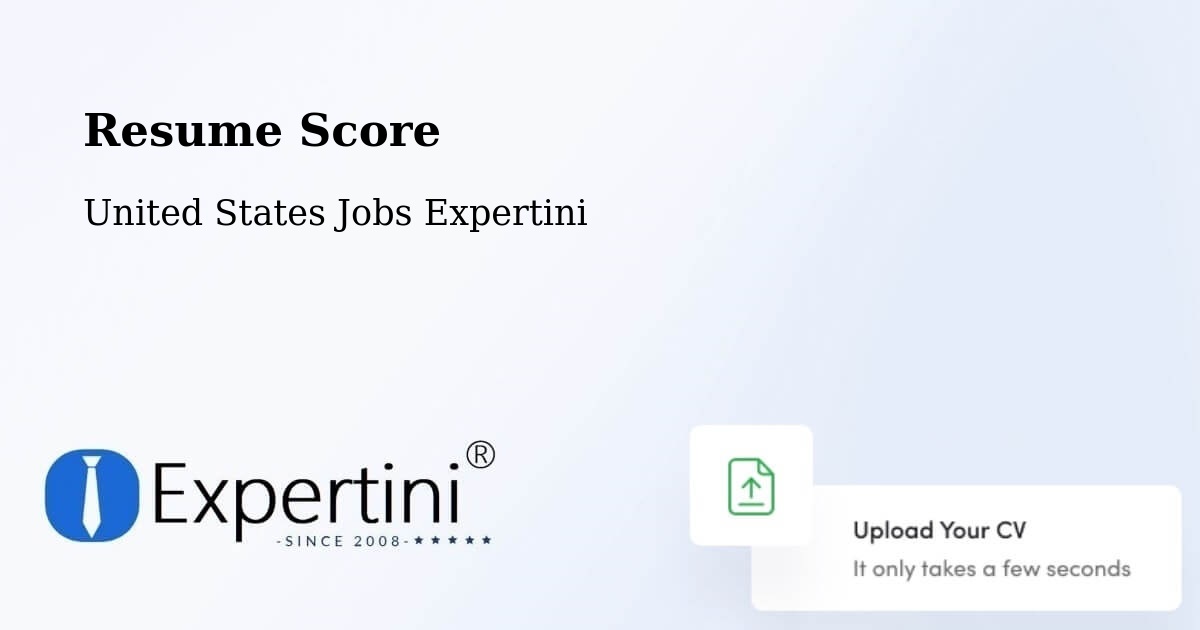 Resume Score & Job Description Match Tool – Pinebluff - United States Jobs Expertini